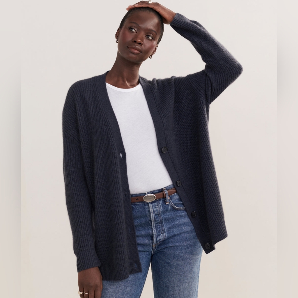 Jenni Kayne Cashmere Cardigan Navy